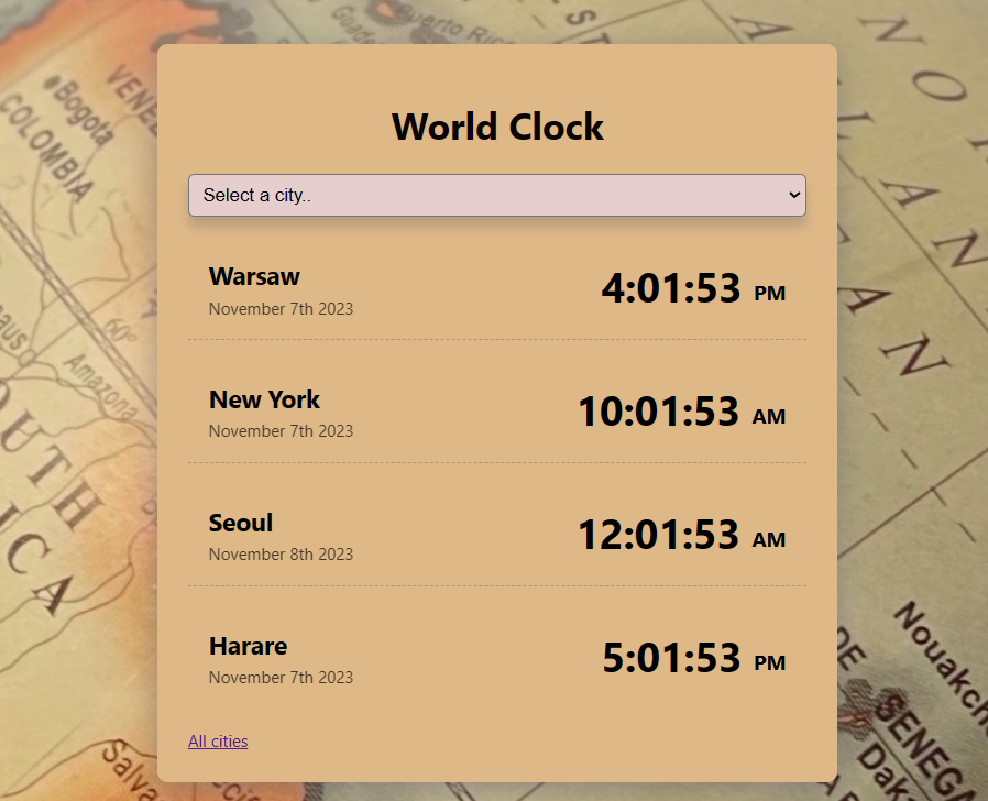 World Clock